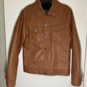 Men's Brown Leather Jacket